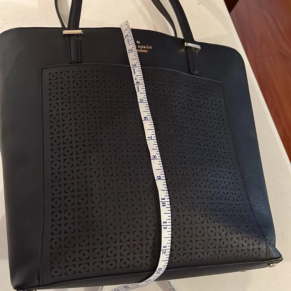 Kate Spade Cedar Taylor Lasercut Navy Tote